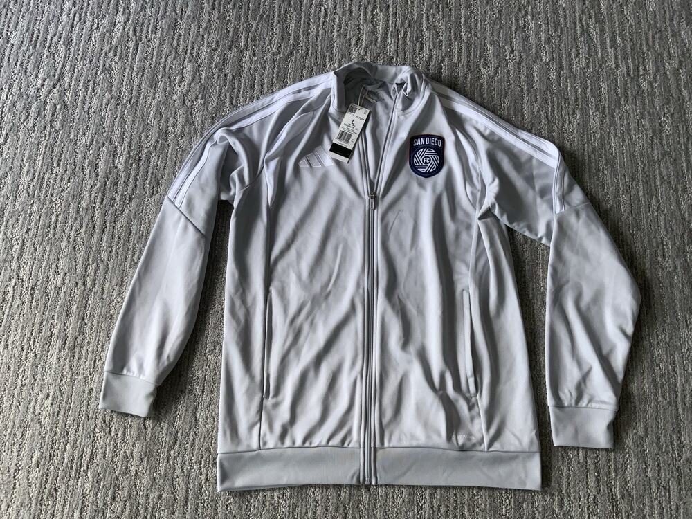 San Diego FC adidas Jacket Men's Gray Used
